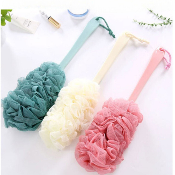 DD - Shower Puff Gosok Punggung Gagang Panjang - Spons Tongkat Puff Mandi Gagang Panjang