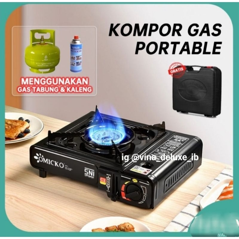 Kompor Gas Portable Omicko