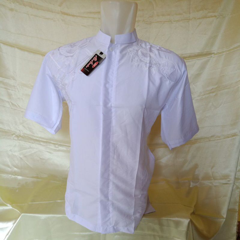 KOKO PUTIH BERSIH LENGAN PENDEK MRK al,amin