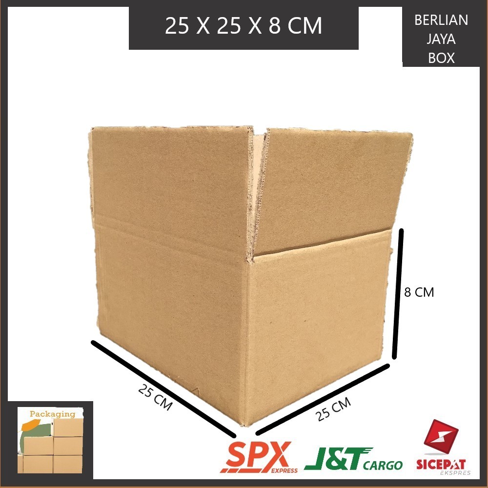 

KARDUS PACKING SINGGLE WALL UKURAN P25xL25xT8