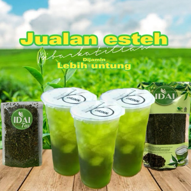 

bubuk teh hijau green tea 50g