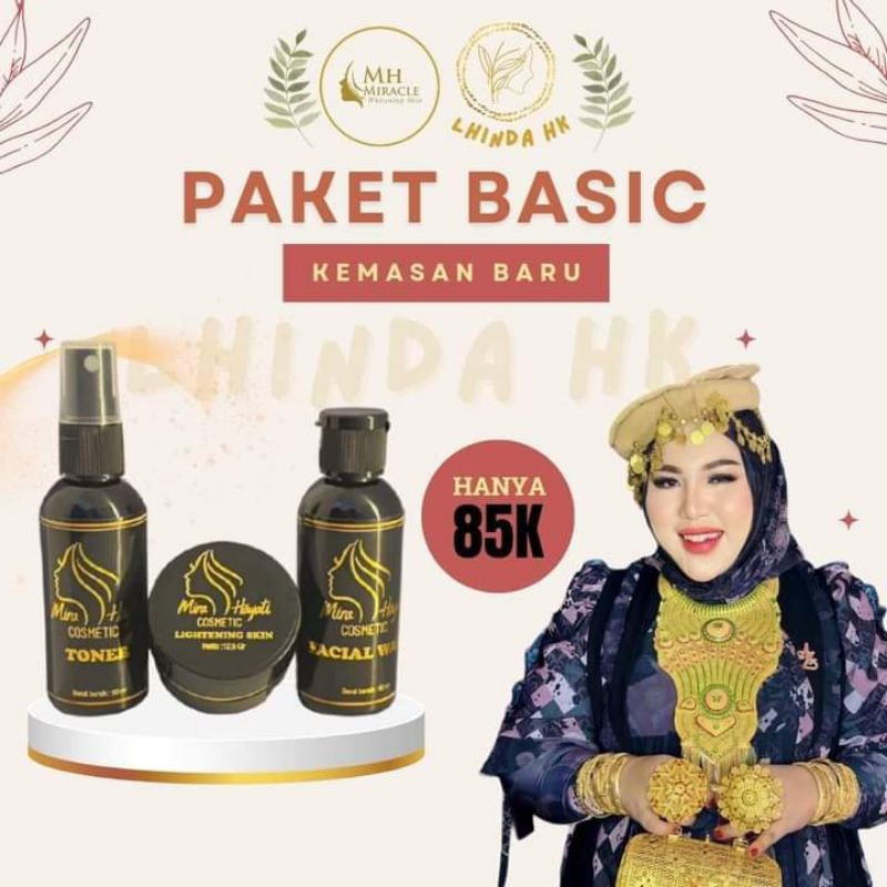 MH SKINCARE MIRA HAYATI ORIGINAL PAKET BASIC