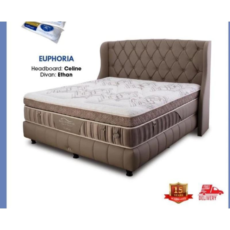 SPRING BED SPRING AIR MODERN SPRING BED MINIMALIS ORI KASUR SPRING BED EUPHORIA