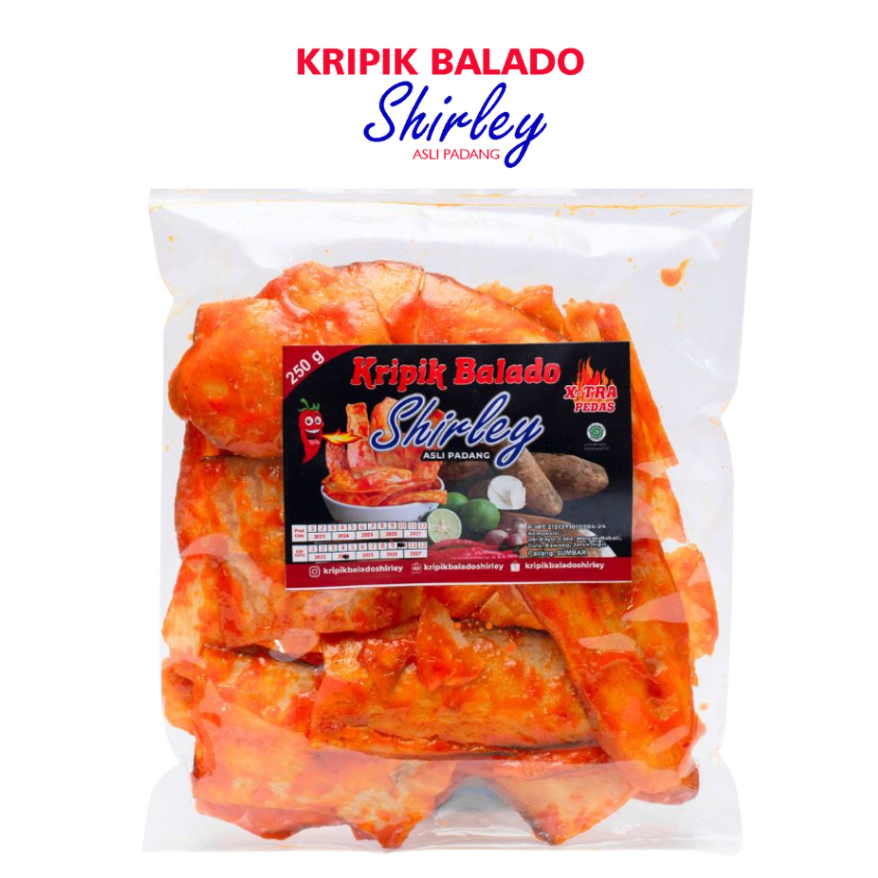 

Kripik Balado Shirley Extra Pedas 250gr | Sanjay Balado Extra Pedas