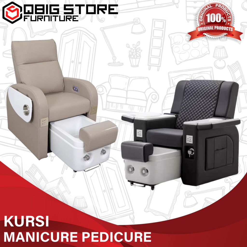 Kursi Salon Manicure Pedicure Kursi Nail Art Kursi Reflexi Kursi Eyelash