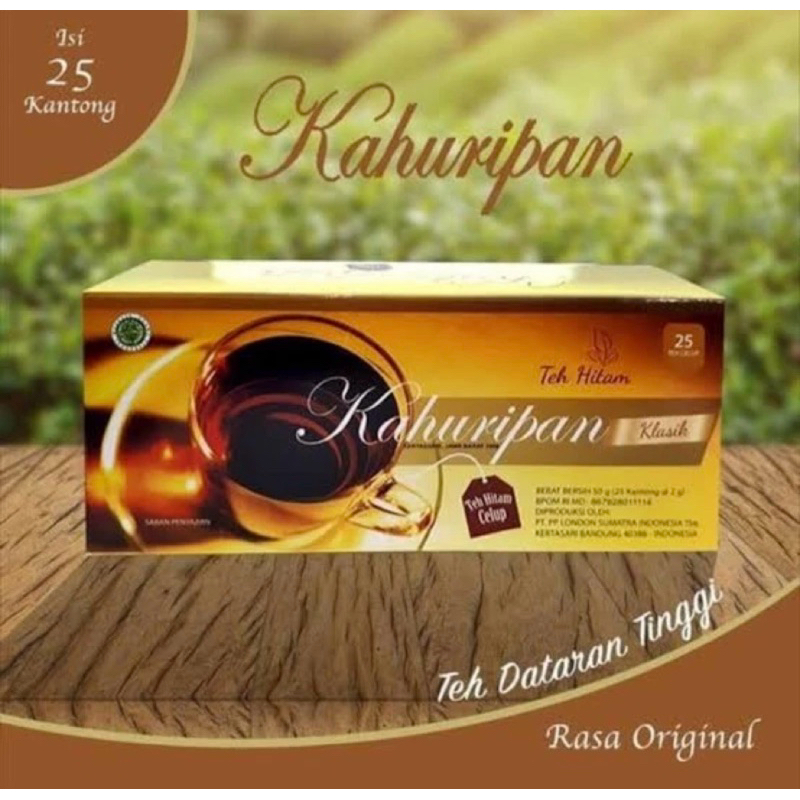 

MURAH !! 10 KOTAK TEH KAHURIPAN KLASIK @25bag