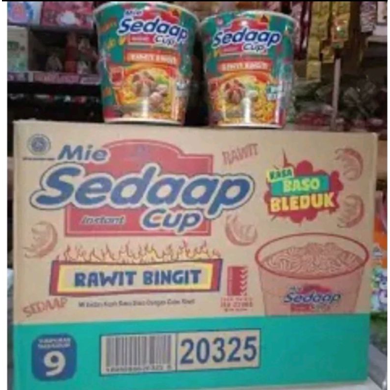 

SEDAP CUP BAKSO BLEDUK SATU DUS ISI 12 PCS