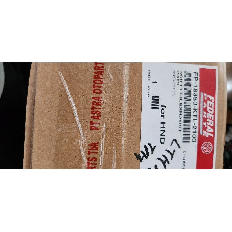 knalpot supra fit new 2006 ori federal