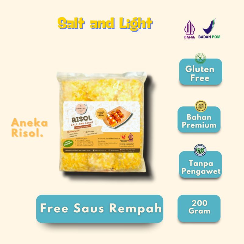 

Risol Mayo Halal Salt n light Isian Sosis Kanzler