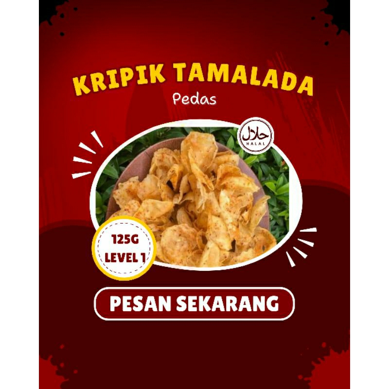 

kripik pedas tamalada level 1 125g