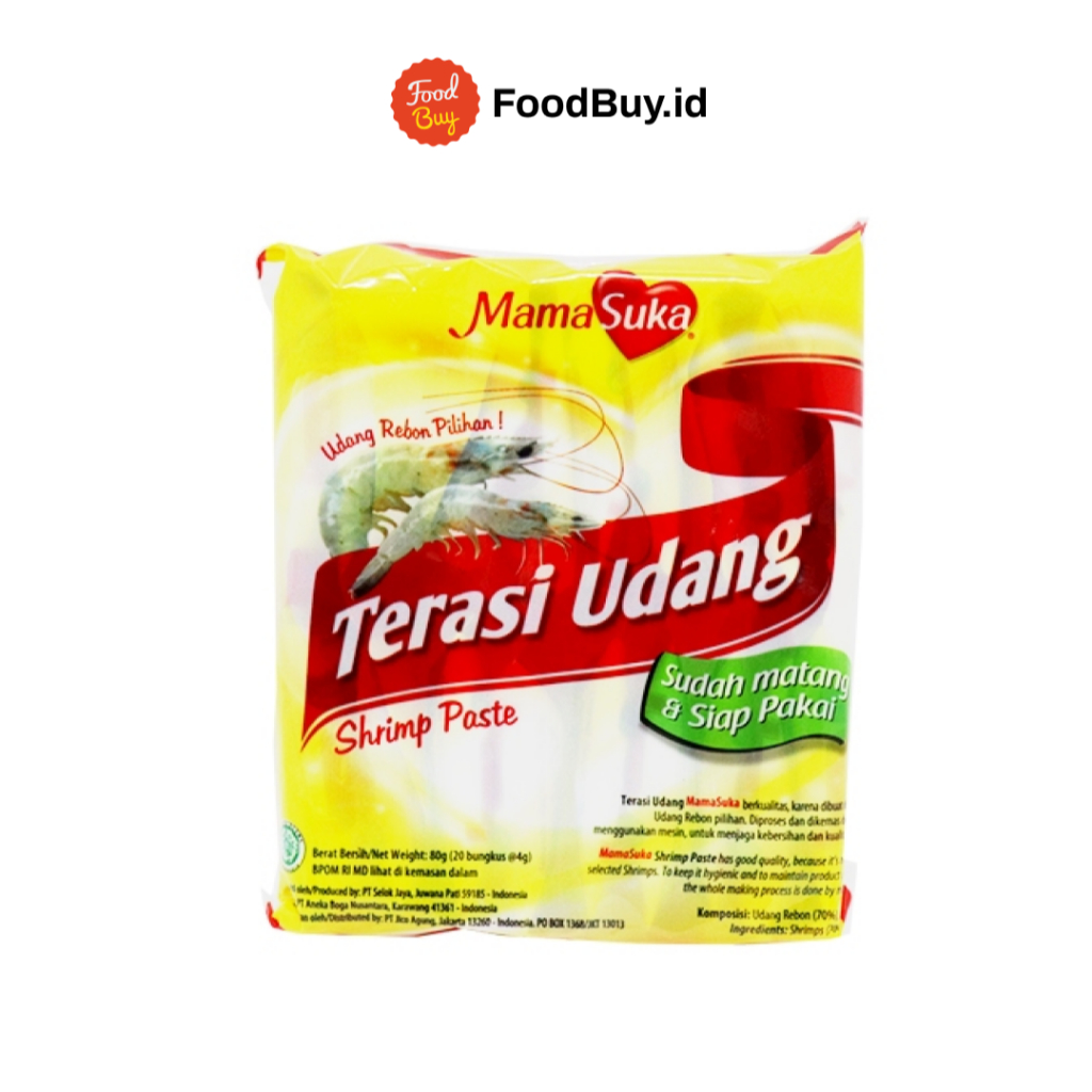 

Mamasuka Terasi Udang 4gr isi 20pcs