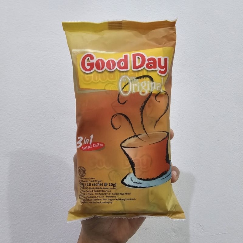 

Good day 1 Renteng isi 10 Sachet - Kopi Good Day 3in1 ORIGINAL - Coffee Bubuk Instan