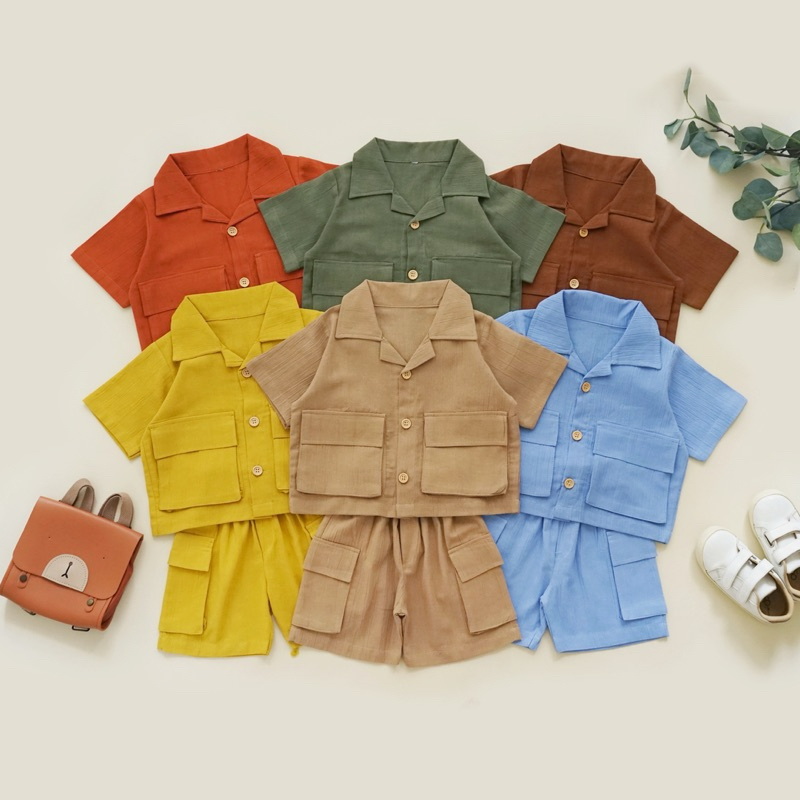 RACHIDKIDS / BAJU SAFARI ANAK / BAJU ZOO ANAK / SAFARI SET