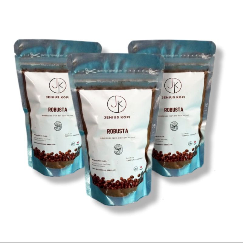 

ROBUSTA KOPI Dampit bubuk dan biji matang