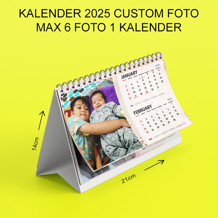 

Kalender 2025 Lengkap Bisa Pakai Foto/Kalender Meja Custom Foto 2024 #KMEP02