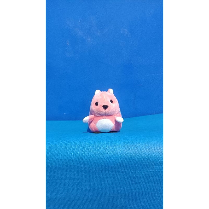 Boneka Kecil Rubah Pink Like New