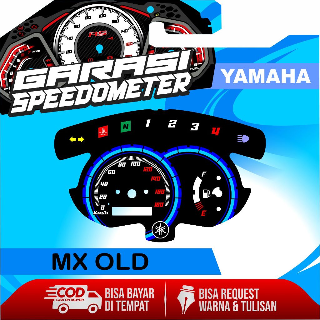 PAPAN SPEEDOMETER CUSTOM YAMAHA JUPITER MX OLD