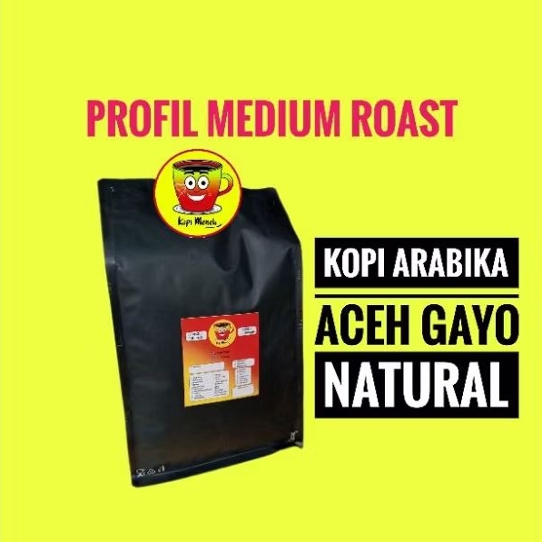 

Kopi Arabika Gayo Proses Natural Profil Medium Roast 1Kg Biji/Giling