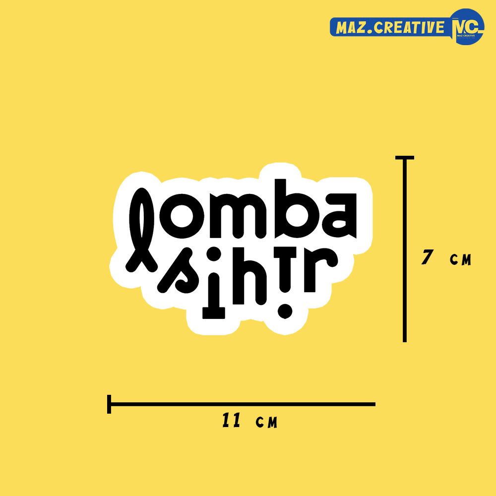 

(BISA COD) STICKER LOMBA SIHIR / STIKER / STICKER BIJIAN / STICKER POP / STICKER BAND