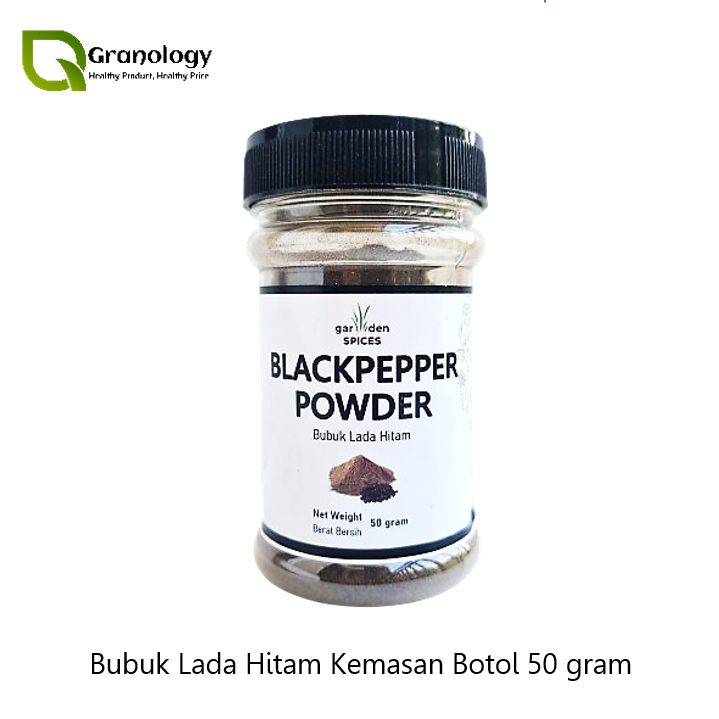 

Garden Spices Bumbu Kemasan Botol - Lada Hitam Bubuk (50 gram)