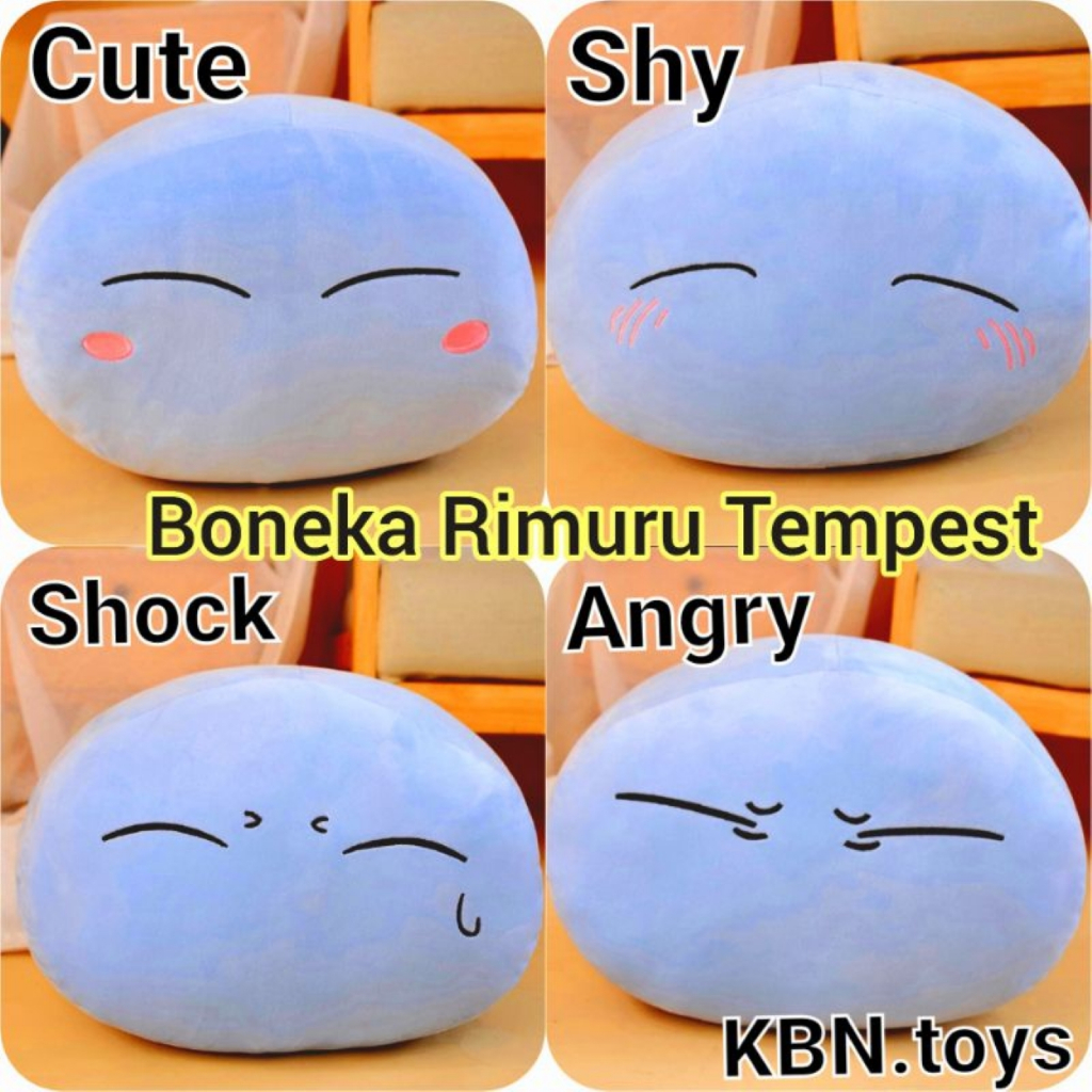 Boneka Rimuru Slime Tempest Ball Pillow Ukuran 30 Cm