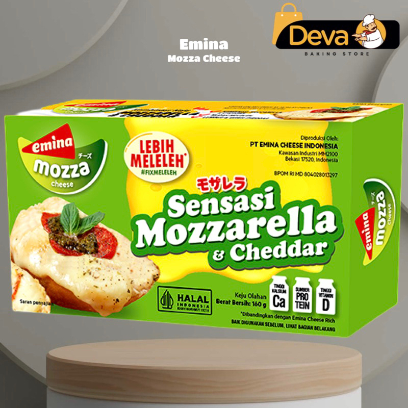 

Emina Mozza Cheese - Emina Keju Moza 160gr