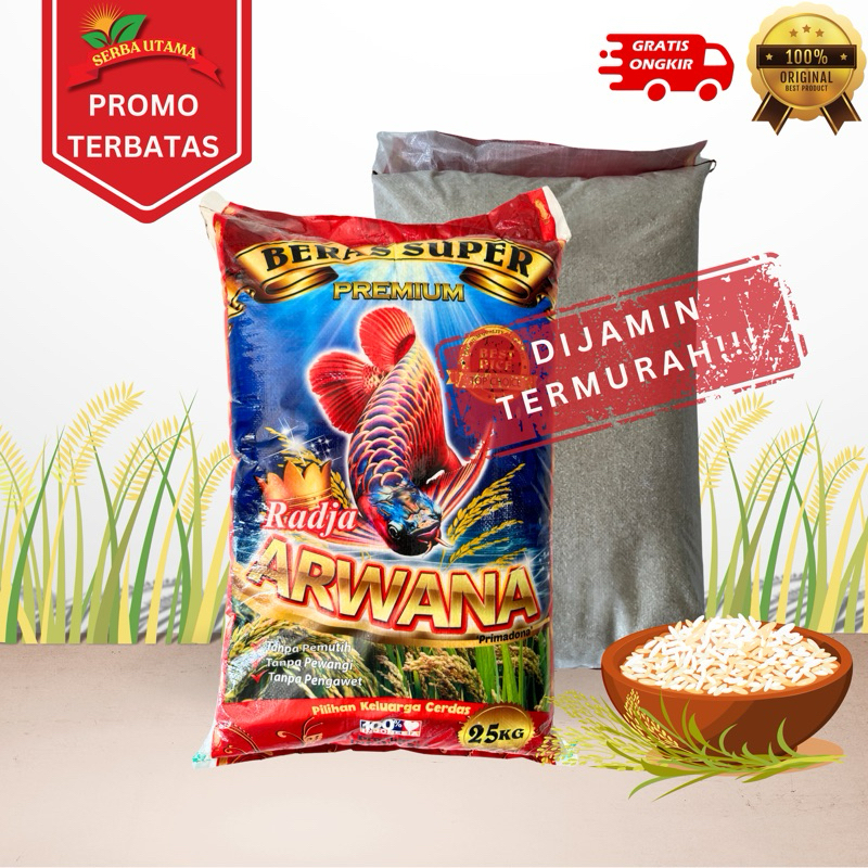 

Beras Premium Radja Arwana 25kg