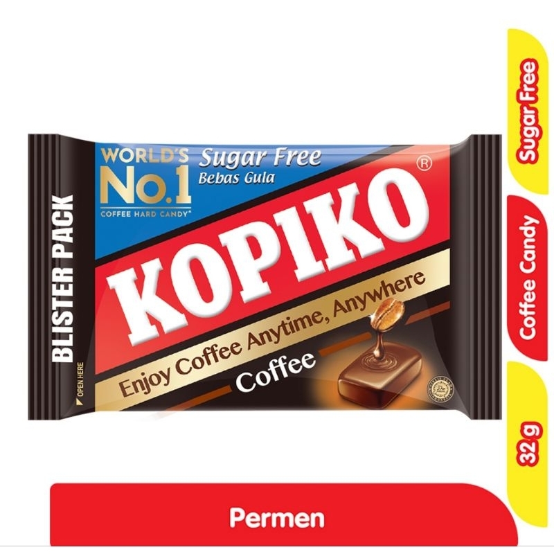 

Kopiko Blister Permen Kopi Bebas Gula isi 32 gram