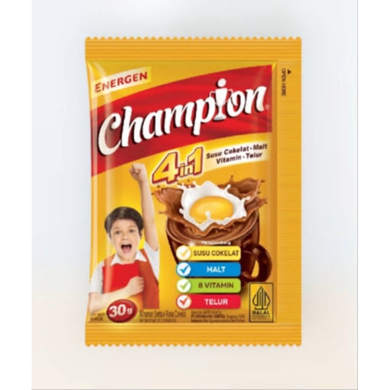 

energen champion 1 renceng isi 10 (GRATIS SENDOK)