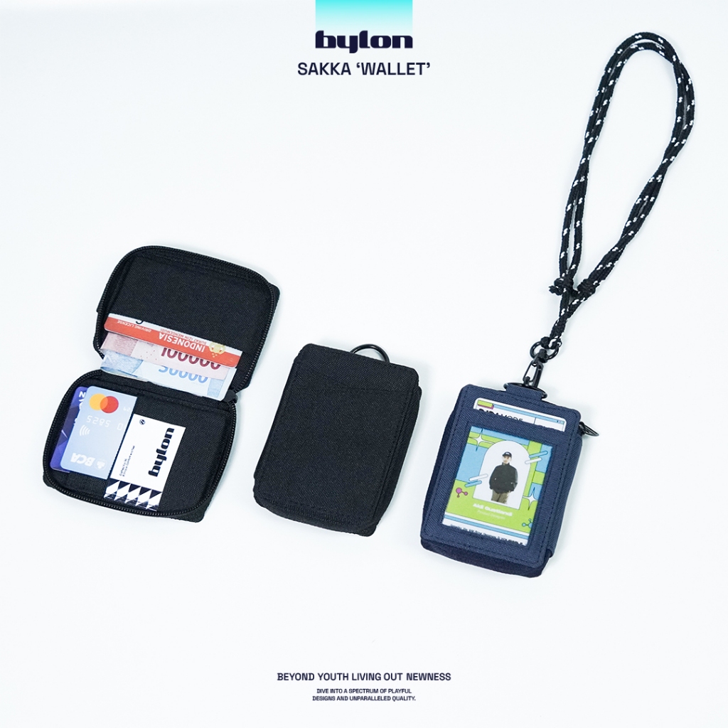 

Bylon - Sakka Dompet Kartu Lanyard Name Tag Id Card Pria Wanita