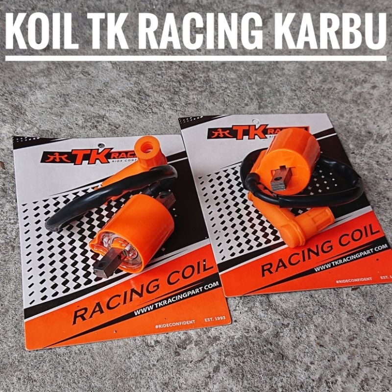 Koil Racing karburator / INJEKSI TK Racing coil orange