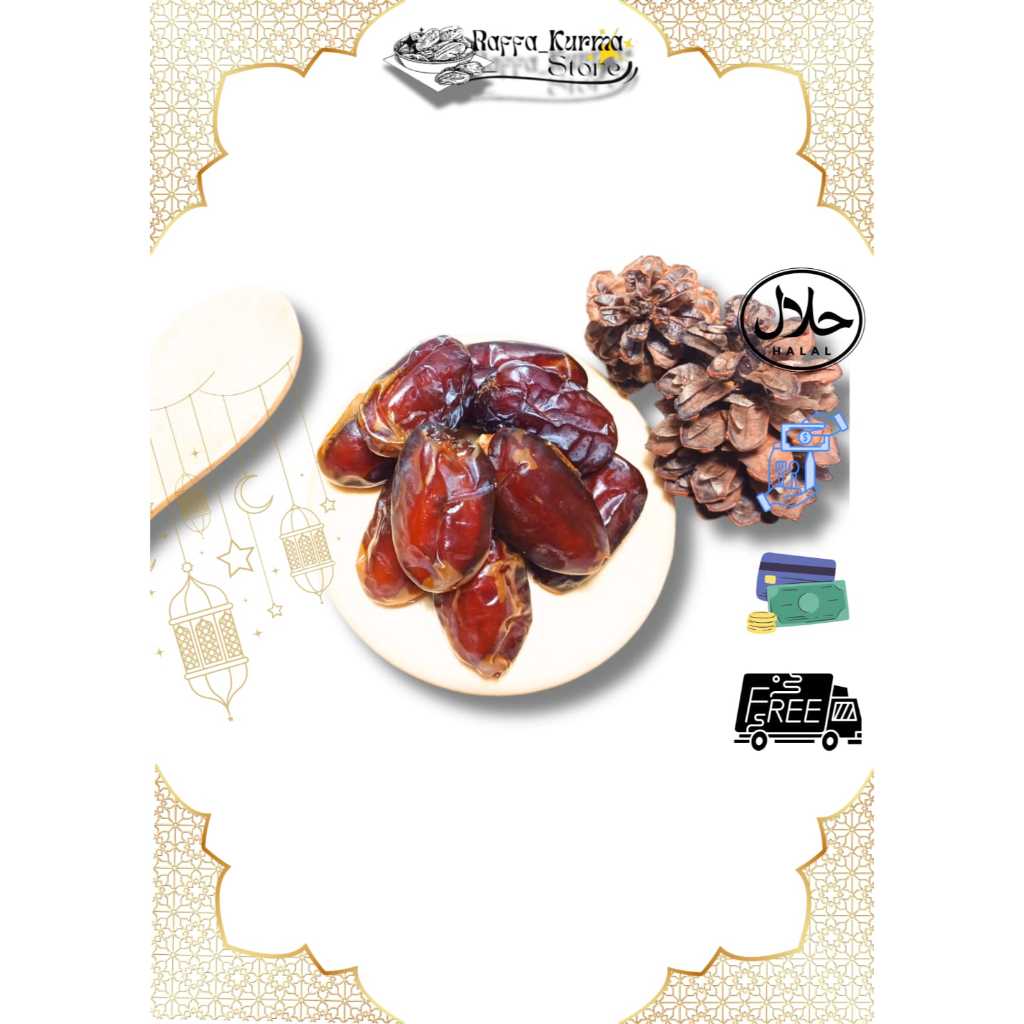 

KURMA KHALAS 500 GRAM | KURMA KHOLAS AL SAAD | KURMA MADINAH | KURMA