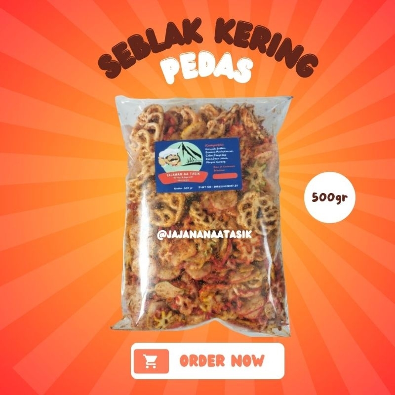 

Seblak kering super pedas bantat 500 gram