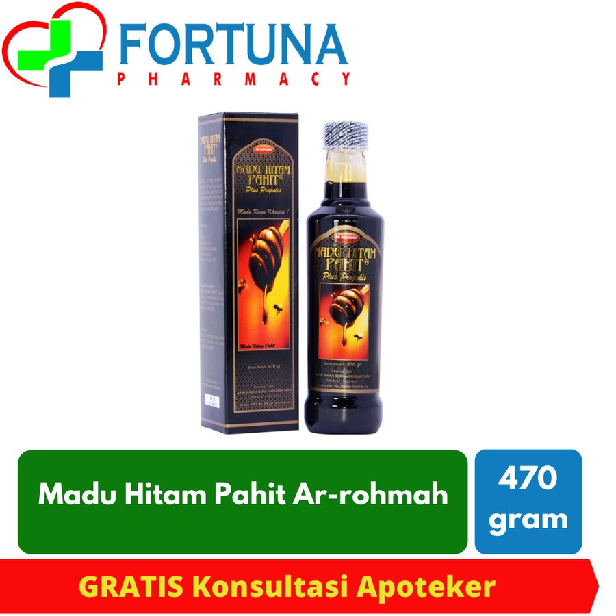 

Madu Hitam Pahit Ar-rohmah 470 gram