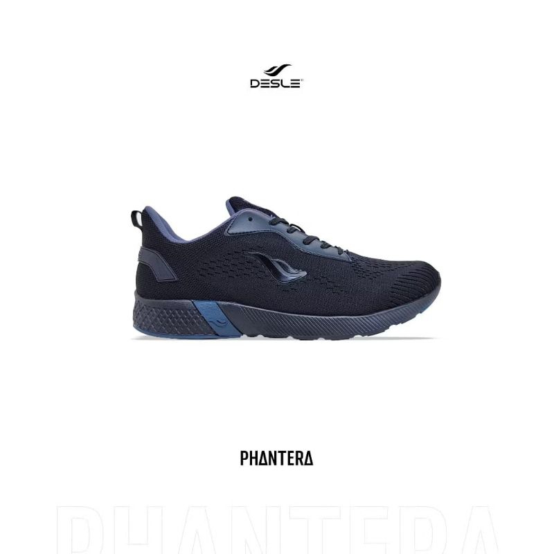 Desle Shoes Sneakers Phantera Hitam