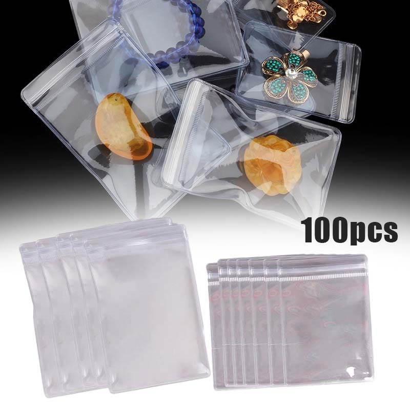 

100pcs Plastik Klip Bening Tebal/Plastik Kecil Klip/Klip Plastik Tebal/Plastik Klip Mika5x7cm /6*8cm