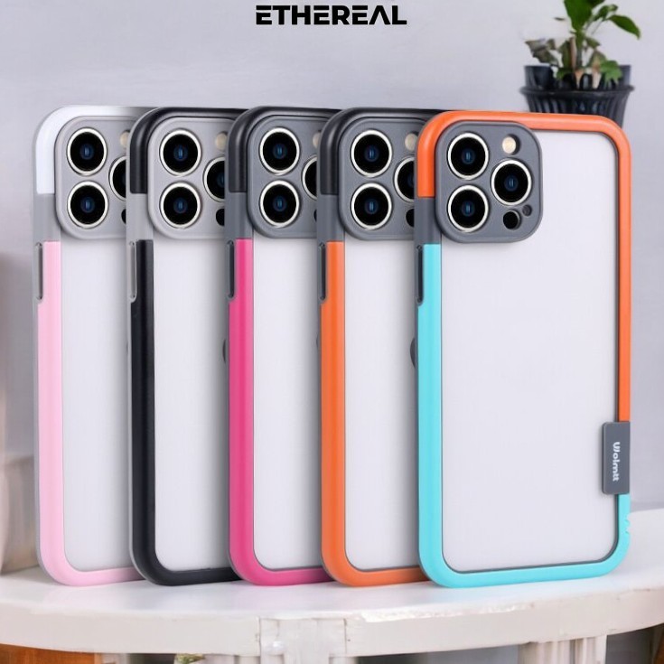 ETHEREAL FRAME BUMPER RUBBER CASE IPHONE 11 12 13 14 15 PRO PLUS MAX