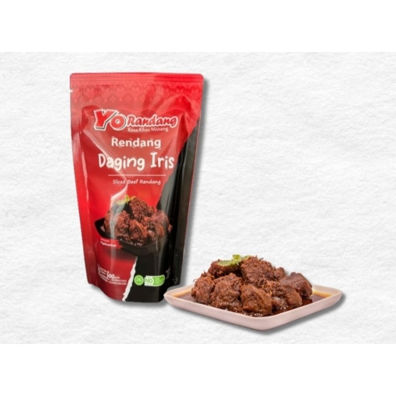 

YO Randang Rendang Daging Sapi Iris 300g BPOM HALAL