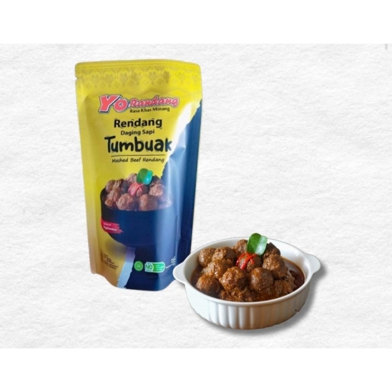 

YO Randang Rendang Daging Tumbuak 250gr | Instan Khas Minang | HALAL | BPOM