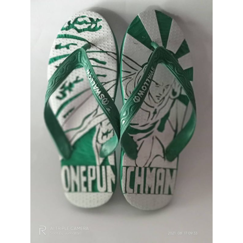 Sandal Swallow Ukir Motif Saitama Sensei