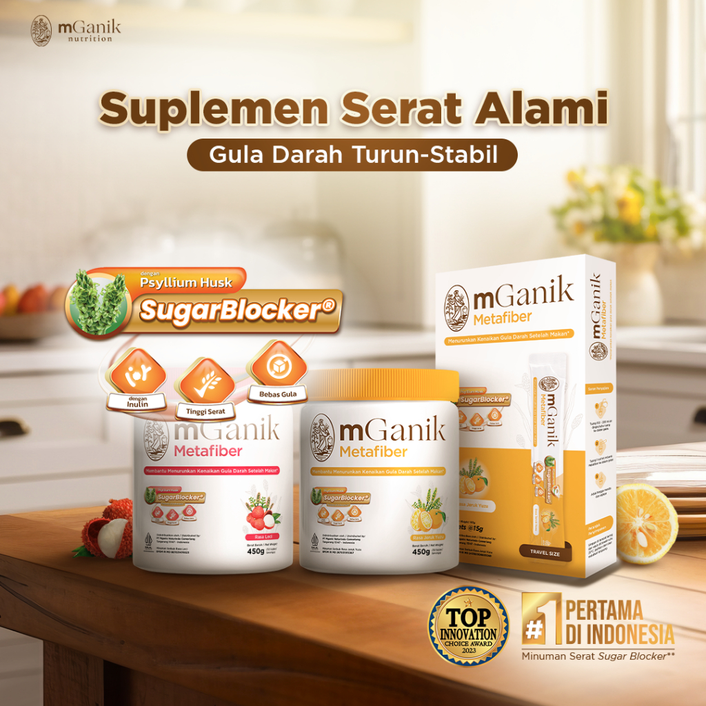 

mGanik Metafiber Rasa Jeruk 450gr Original