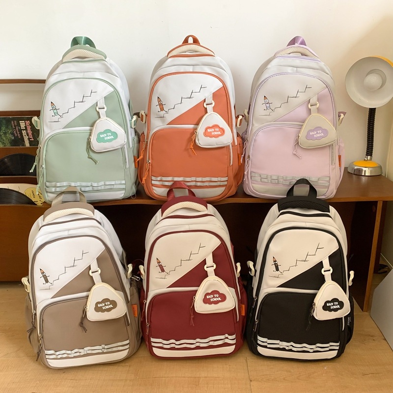 ESENBO - Tas Ransel Sekolah Wanita Korea ESENBO Nosa - Tas Backpack Anak Sekolah