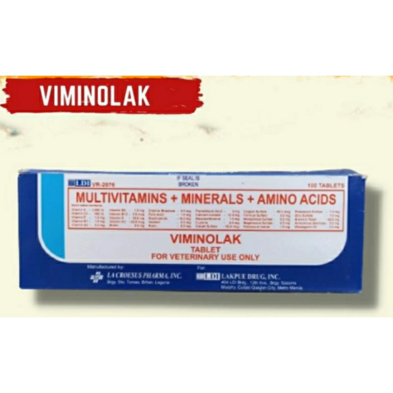 Viminolak Multivitamins Ayam Taji/Bangkok Aduan penguat sayap otot tulang stamina