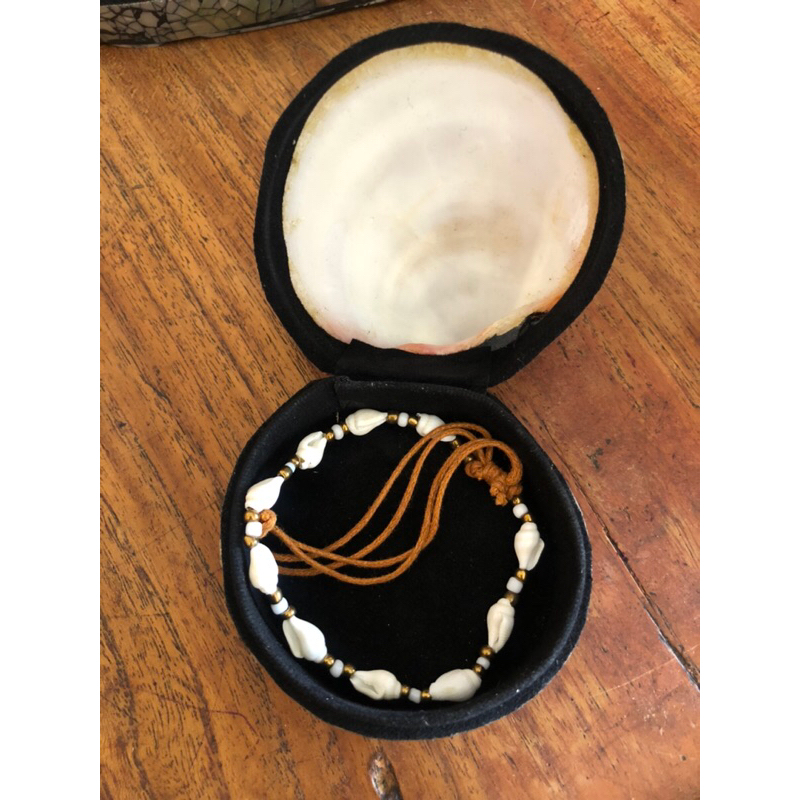 Kotak cincin kerang Kotak cincin Kotak cincin pernikahan Kotak aksesoris Wadah penyimpanan