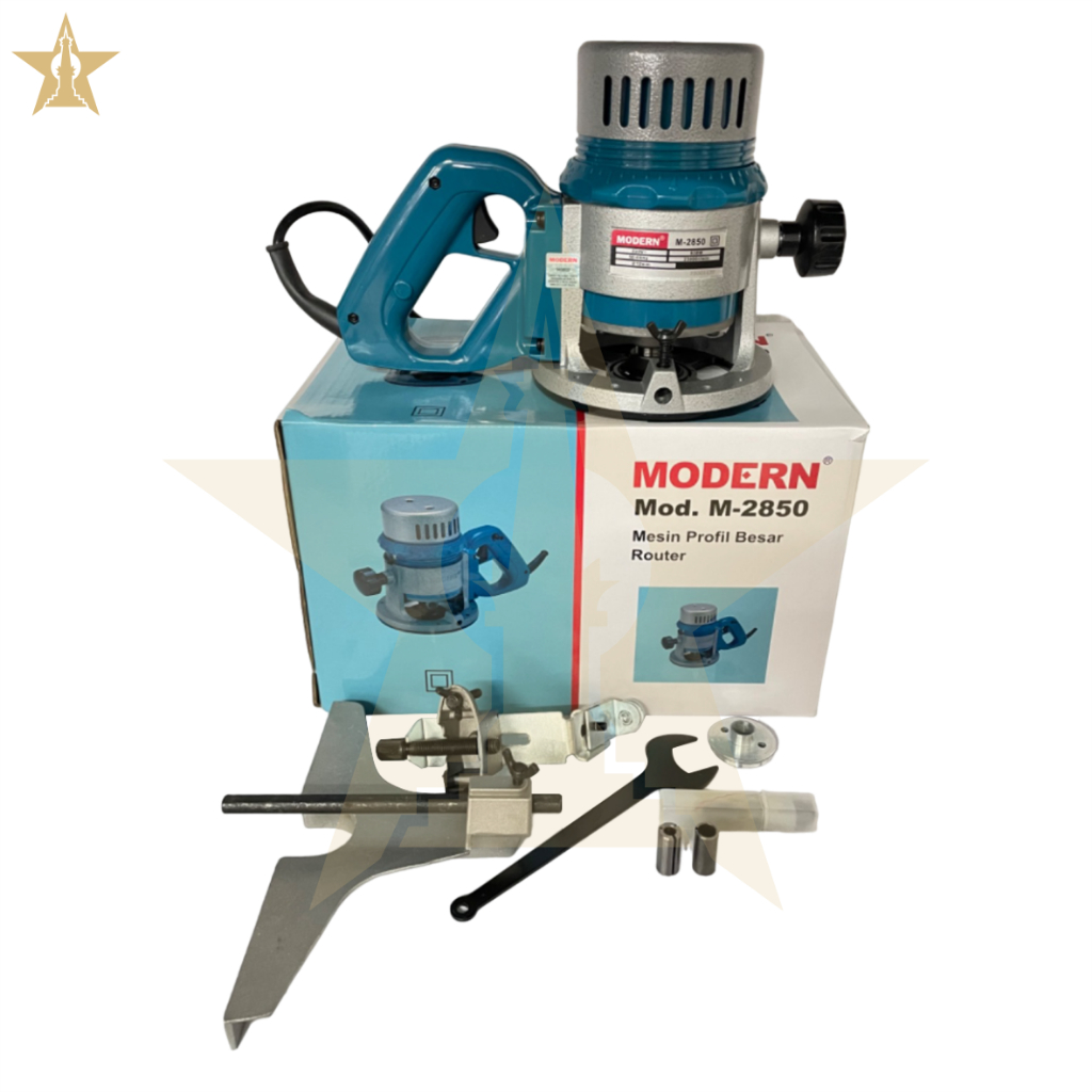 MODERN M-2850 Mesin Router 12mm Besar Profil Kayu 12 mm Wood Trimmer M2850 Mesin Router Modern M 285