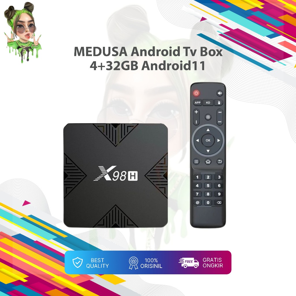 Android Tv Box 4+32GB Android11 Tv Box Digital STB Tv Box Smart Tv Box