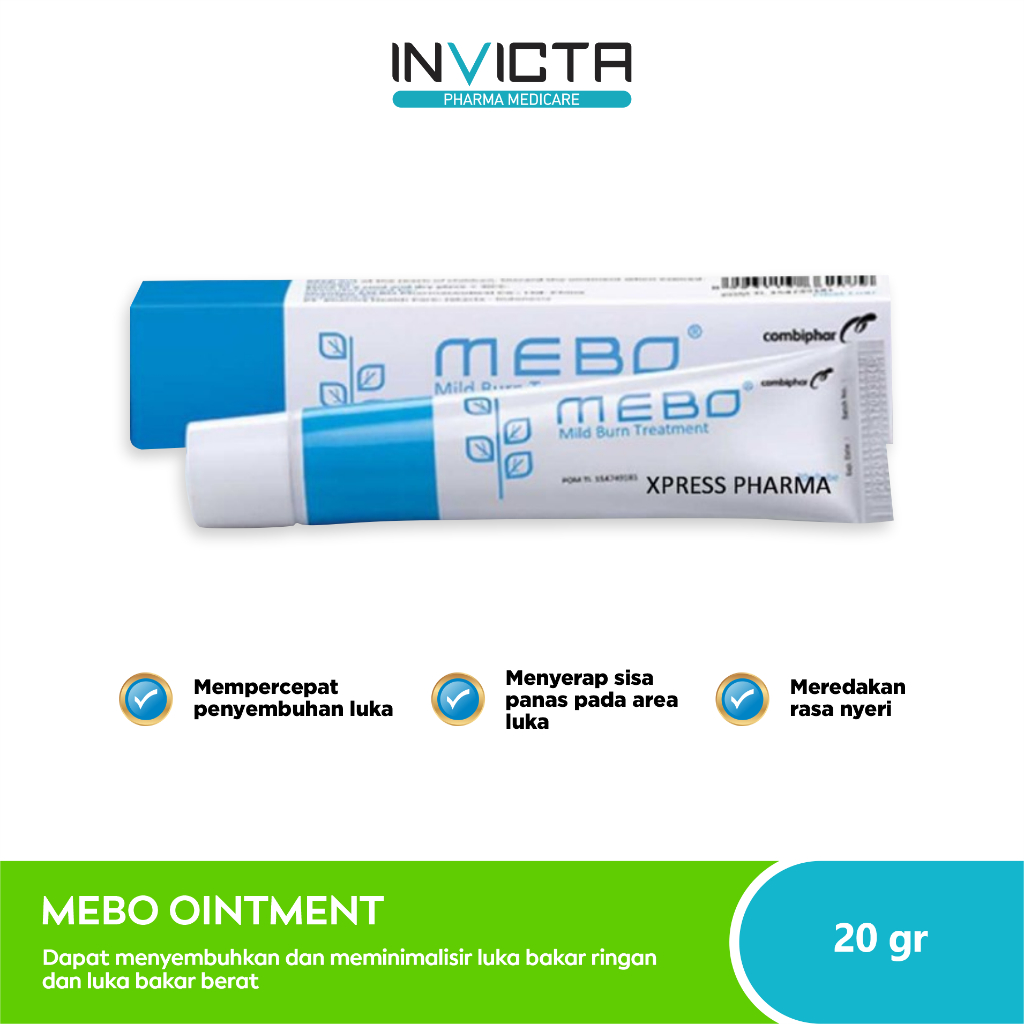 Mebo Mild Burn Treatment (Luka Bakar Salep Oint Cream) - 20 g