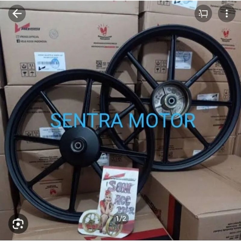 Velg racing grand/legenda depan tromol palang 8 VROSSI swan

