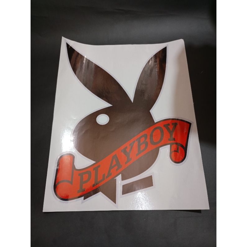 

stiker vinyl gambar besar (play boy)