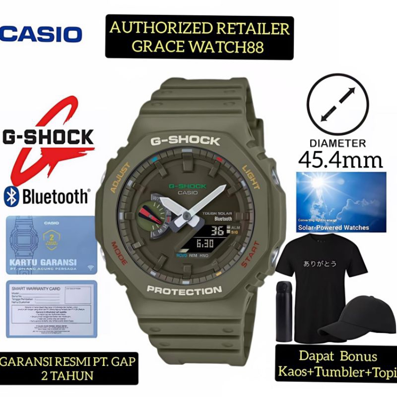 Casio G-shock GA-B2100FC-3ADR  Jam tangan Pria g shock Casio Ga-b2100